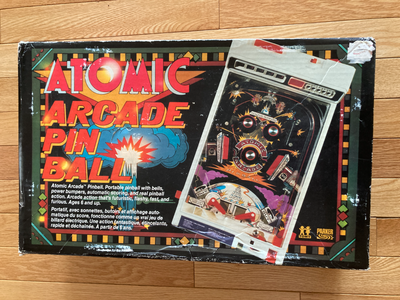Vintage Atomic Arcade Pinball Pin Ball Game 1979 Japan #7054 By Tomy Parker Vintage TOMY Atomic Arca...