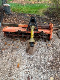 Compact tractor 3-Point hitch rototiller