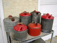 Vintage Antique Gas Cans