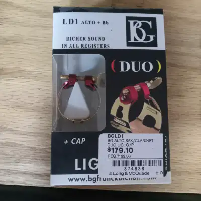 BG LD1 Alto Sax/Clarinet Ligature also fits some tenor saxes, View more