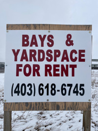 Warehouse Bay and/or Yard Space for Rent