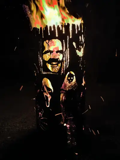 Horror Movie Character Firepit, View more
