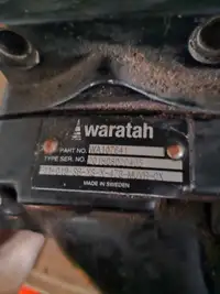Waratah super cut 100 saw hydraulic motors