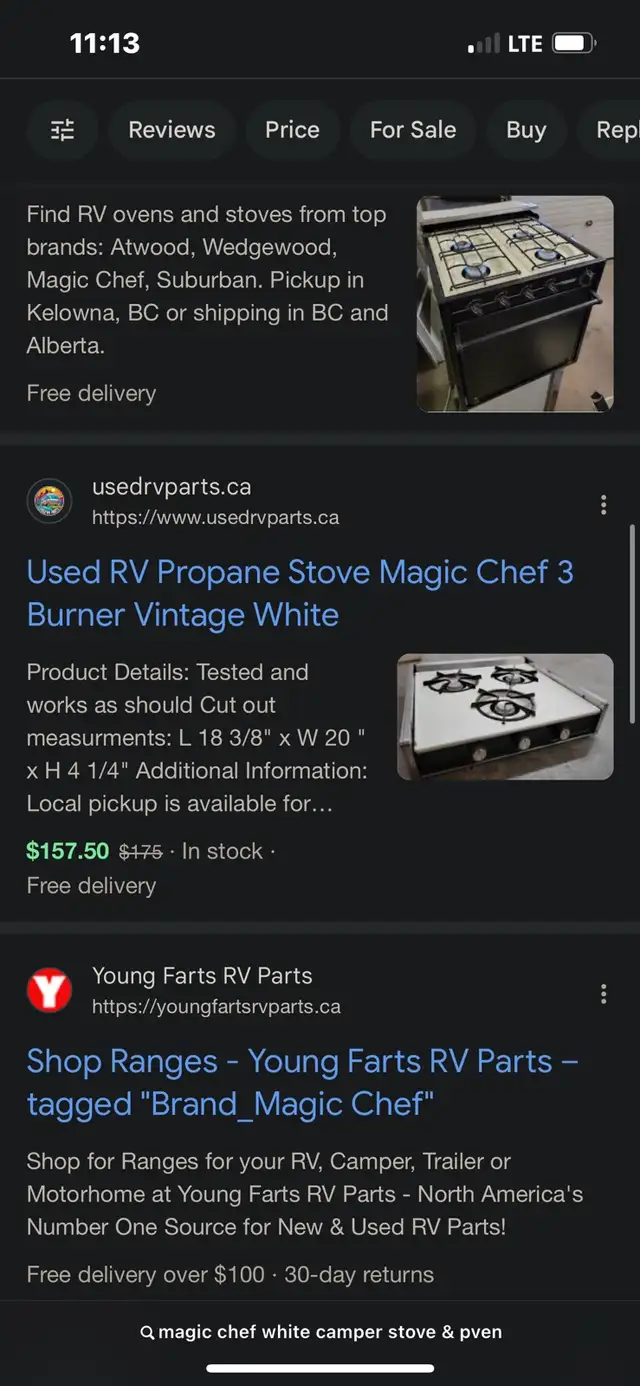 TRAILER stove,  gas in Stoves, Ovens & Ranges in Belleville - Image 5