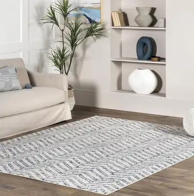 Factory Sealed - Brand New nuLOOM Rosanne Striped Rug, 5x7, View more