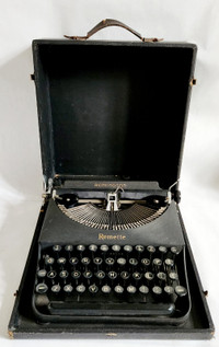 RARE Antique Remmington Remette Portable Typewriter
