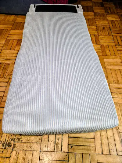 BN)Corduroy Lounge Chair With Built-in Stroage , View more