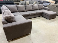 GREY SECTIONAL COUCH SOFA w/CHAISE FOR SALE! DELIVERY AVAILABLE!