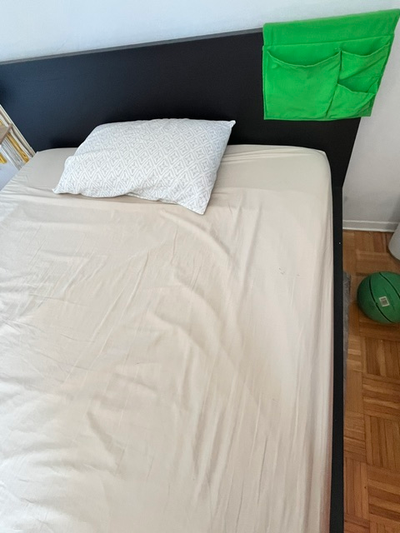 Queen bed and Memory foam mattress, View more