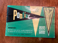 Pontiac & GM owners manuals