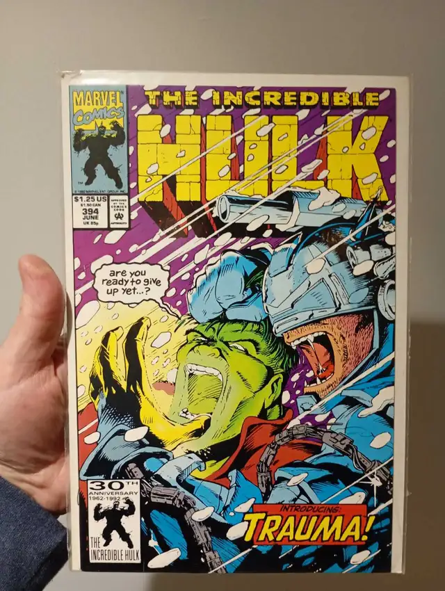 The Incredible Hulk #394 Trauma 1992 High Grade!