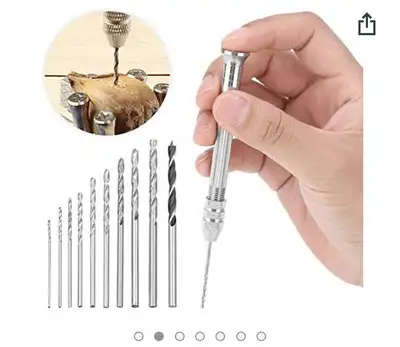 Hand Drill Set, Precision Hand Pin Vise Rotary Tools Mini Rotary, View more