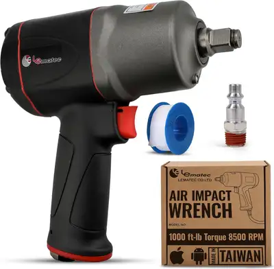 NEW Air Impact Wrench, High Torque 1000 ft-lbs, View more