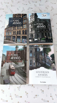 4 tomes roman historique Les Folles Années 