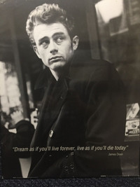 James Dean Poster Picture Board 16” x 20” Art Print