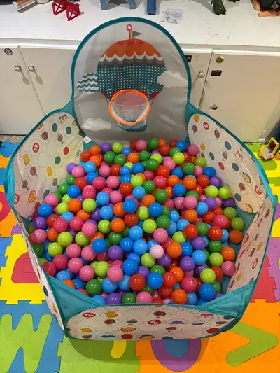baby ball pit with hoop, View more