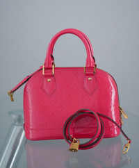 Louis Vuitton Authentic Vernis Alma Rose / Hot Pink $1500