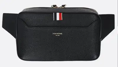 NEW Thom Browne Pebble Grain Leather Chest Belt Bag Authentic, View more