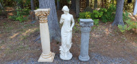 Garden Statue And Decorative Pillars