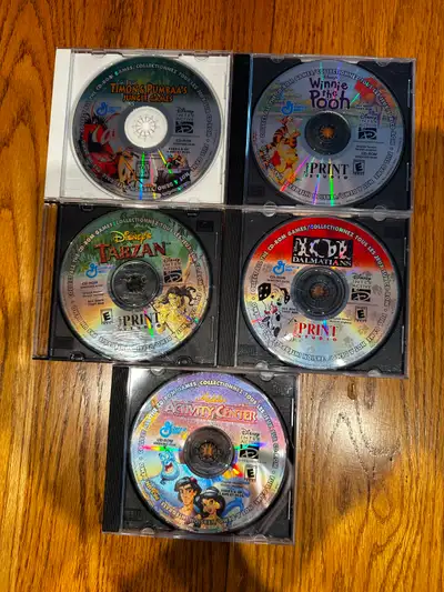 Lot de 5 jeux PC Disney rétro, View more