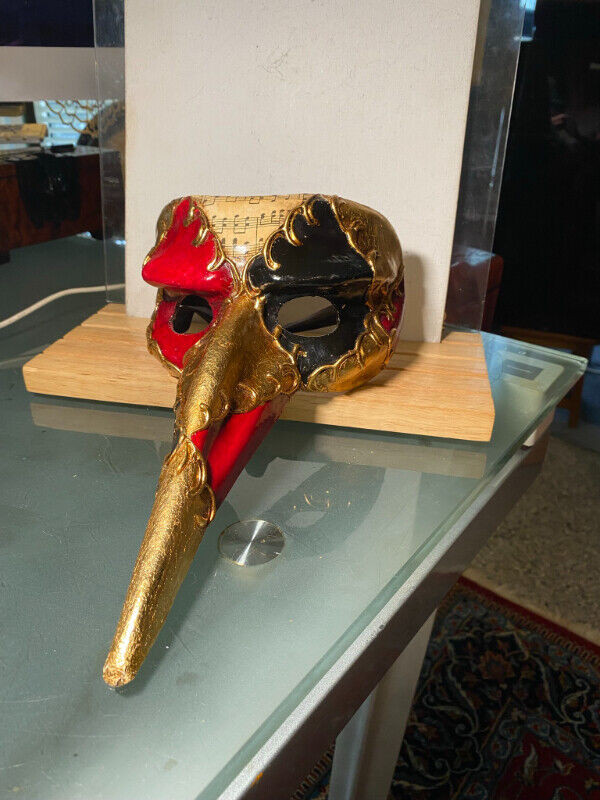 La Maschera del Galeone Hand Painted Venetian Mask Made in Venic in Arts & Collectibles in Vancouver
