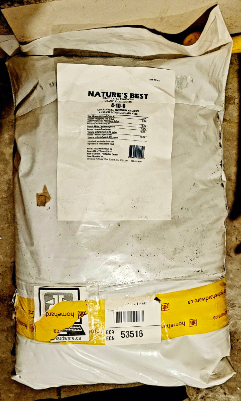 25kg 4-10-0 Nature's Best Bone Meal Fertilizer in Plants, Fertilizer & Soil in Saskatoon