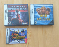 Nintendo DS / GBA / GameCube game case and manual only