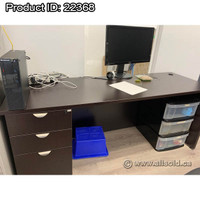 Office Straight Desks, Various Styles & Colours, $400 - $450 ea.