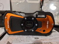 RICOH WG-80 ORANGE WATERPROOF DIGITAL CAMERA SHOCK&FREEZE PROOF