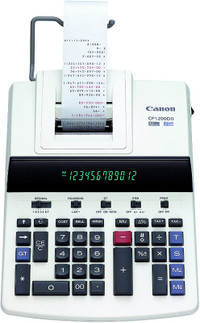 Canon CP1200DII 12-Digit Desktop Printing Calculator***New***$1