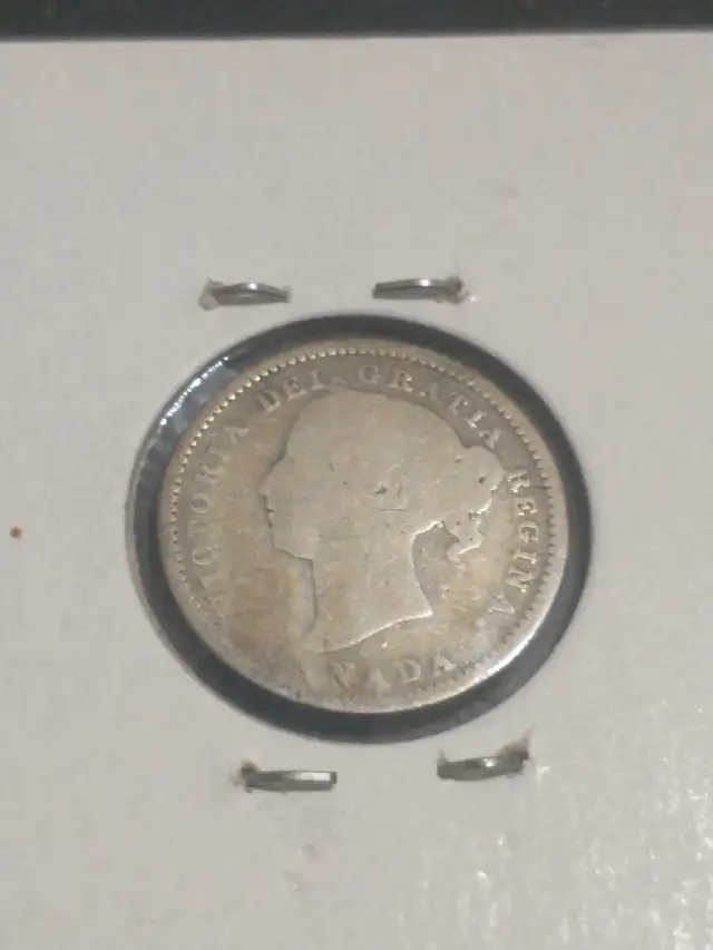 F 1888 Canada ten cents .925 silver, KM #3 in Arts & Collectibles in City of Toronto - Image 5