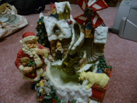 Ceramic Xmas Scene Christmas Decoration