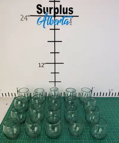 Stemless Wine Glasses Handmade x 20 Glasses, View more