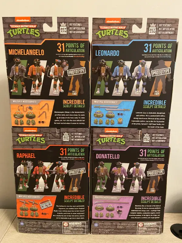 Loyal Subjects BST AXN TMNT Street Style Action Figures | Toys & Games ...