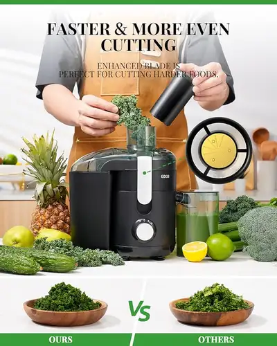 Condition - Used - fair Extract more juice with the GDOR Centrifugal Juicer in Black. Designed for e...