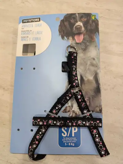 Brand new small size harness. It is suitable for a small dog or puppy between 5-8 kg. We bought this...