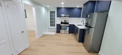 Be the first Tenant of a newly constructed legal Basement with independent enterance in Milton, Onta...