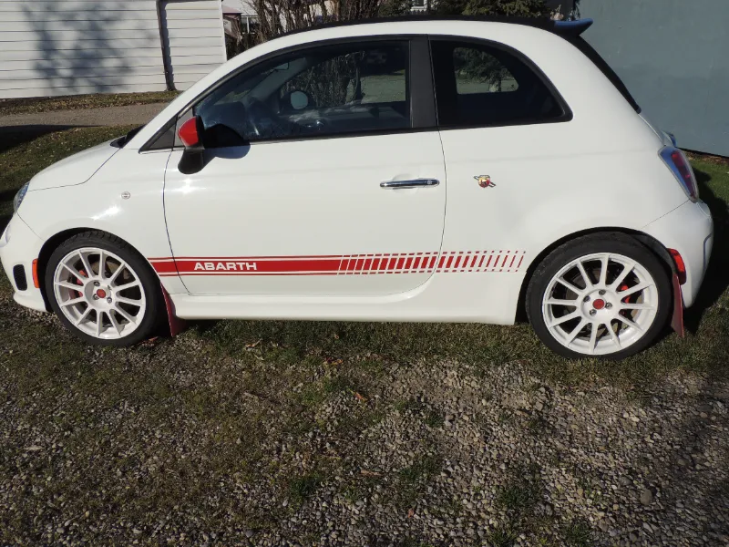 2013 Fiat 500 Abarth convertible powered by 1.4L Turbocharged 4