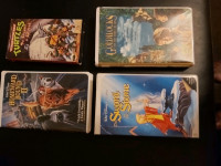 4 video cassettes ( for kids) , $10 for all 4 )