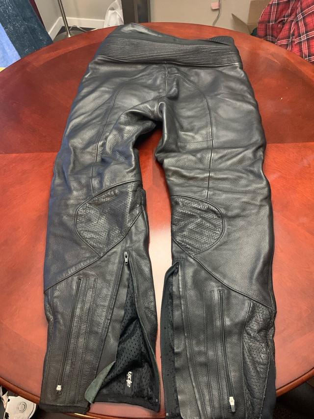 Alpinestars Mens leather Motorcycle pants in Motorcycle Parts & Accessories in Calgary - Image 2