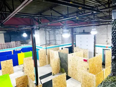 AIRSOFT (NOT Paintball) CQB Gun Fights--SHOOTING Range @ Markham, View more