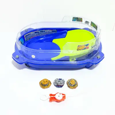 Beyblade battle Arena with Beyblades and launcher, View more