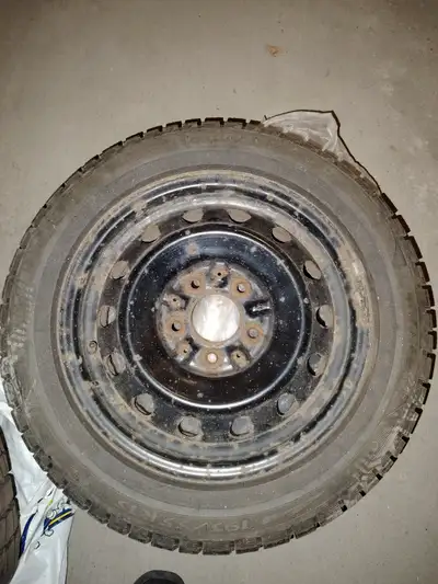 2 Michelin Snow winter tires on rims. I originally bought them from Toronto for my ex car . and they...