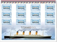HISTORY - TITANIC - VF UNCUT PRESS SHEET - LIMITED EDITION - CAN