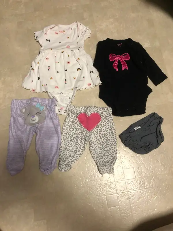 Newborn Baby Girl Clothes $5 in Clothing - 0-3 Months in Winnipeg - Image 2