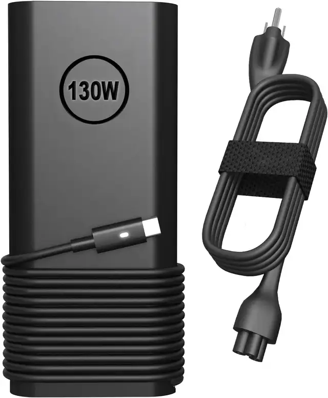 130W USB C Laptop Charger for Dell 90W 65W 45W XPS
