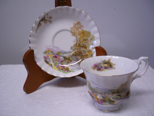 Vintage Royal Albert Footed Unnamed Cup& Saucer in Arts & Collectibles in Dartmouth