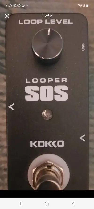 Guitar loop pedal SOS mint $40, View more