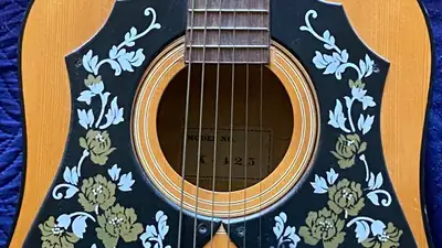 Vintage Acoustic Kay (Checkmate) Guitar, View more