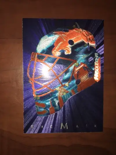 2001-02 Be A Player Between The Pipes Mask Jose Theodore card, View more